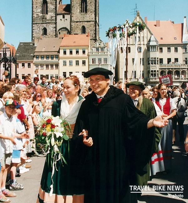 비텐베르크에서는 매년 루터 축제가 개최되고 있다. 사진은 루터의 결혼식을 재현한 모습. 사진 제공/ 독일 관광청