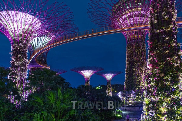 싱가포르는 세련미 가득한 여행지로 특히 밤이 되어 어둠이 찾아오면 형형색색으로 빛나며 여행의 흥취를 한껏 끌어올린다. 사진/ 트래블바이크뉴스 DB