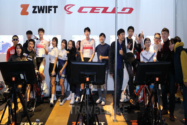 퍼포먼스 자전거 브랜드 첼로가 동대문 디자인 플라자에서 개최한 ‘첼로 X 즈위프트 인도어 사이클 챌린지’를 성황리에 마쳤다. 사진/ 삼천리자전거