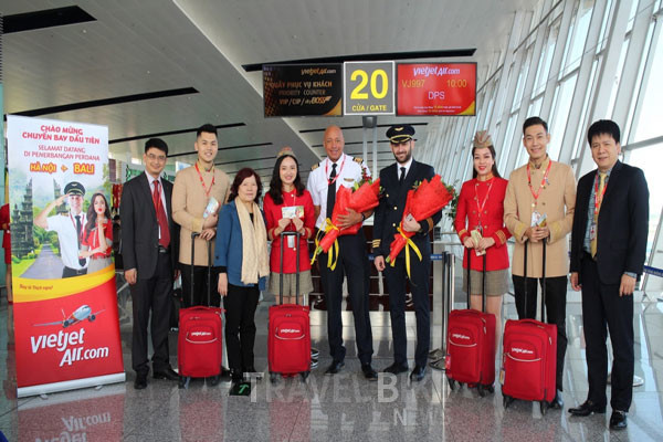 비엣젯항공은 전 세계 항공사 중 최초로 베트남 수도 하노이와 인기 휴양지 발리를 잇는 신규 노선에 취항했다. 사진/ 비엣젯항공