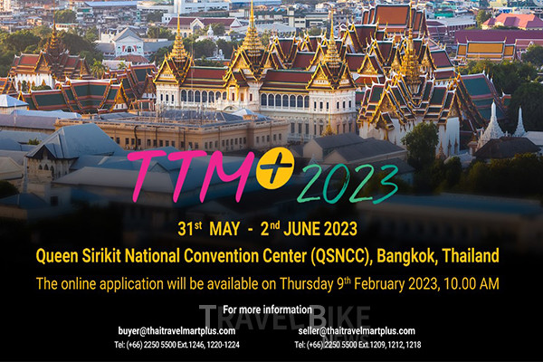 태국정부관광청에서는 태국관광업자와 전 세계 여행업자들과 사업진흥을 위해 개최해오던 타일랜드 트래블마트 플러스 TTM + 행사를 오는 2023년 5월 31일부터 6월 2일까지 태국 방콕에서 개최한다. 사진/태국정부관광청