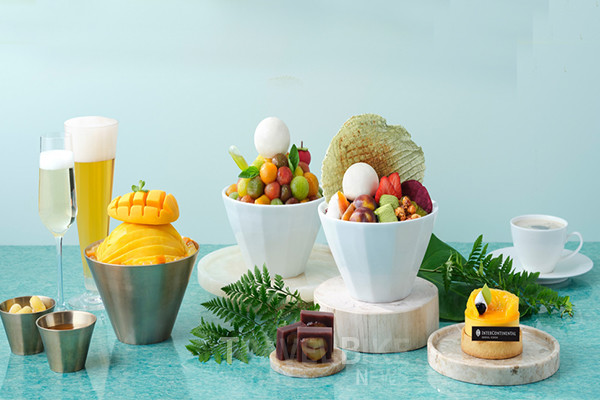 인터컨티넨탈 서울 코엑스 망고 빙수, 토마토 빙수, 밤 양갱 빙수. 사진/인터컨티넨탈 서울 코엑스