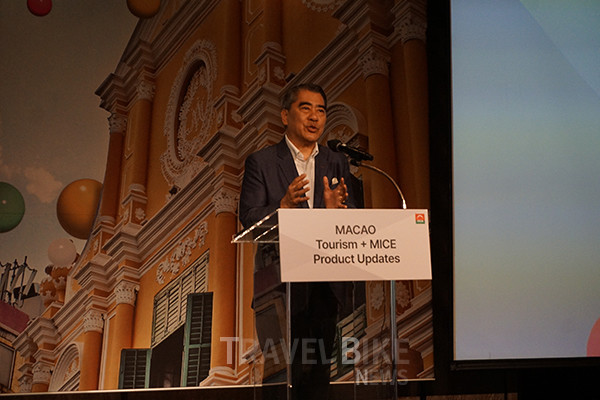 오창희 한국여행업협회 회장은 “마카오정부관광청에서 매년 한국의 여행업계 관계자를 위한 세미나와 트래블마트를 개최해 더 많은 한국인 여행자가 마카오를 방문하기를 바라고 있다” 사진/김효설 기자