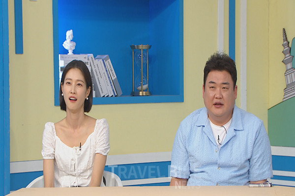 빗물이 강물을 이룬 현장에신발을 포기하고 하이킹을 택하는 몰타 친구들의 모습에 MC들은 “젊다. 젊어!”라며 혀를 내둘렀다. 사진/MBC에브리원