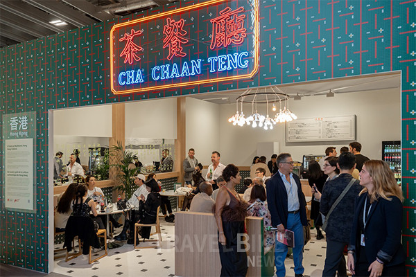 홍콩관광청은 그랑 팔레(Grand Palais)에 홍콩의 ‘차찬텡 카페’(Cha Chaan Teng café)를 재현한 특별한 전시 공간을 마련, 홍콩의 대표적인 미식과 문화적 요소를 경험하도록 했다. 사진/홍콩관광청
