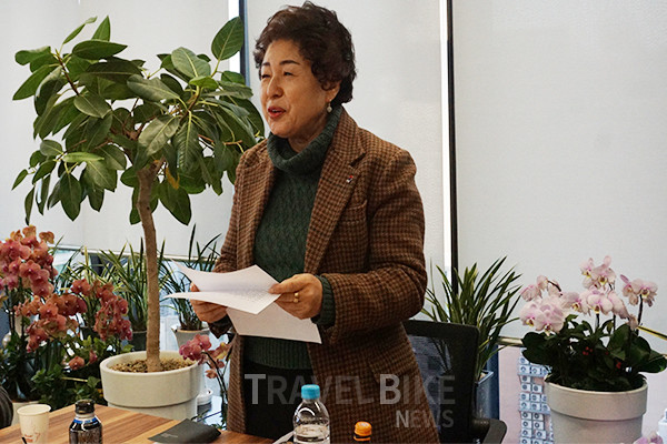 조태숙 신임 서울시관광협회장은 “탄핵 정국과 제주항공 참사로 고조된 여행업계의 위기 극복을 위해 서울시관광협회(STA)가 적극적으로 나서고 있다”라고 설명했다. 사진/김효설 기자