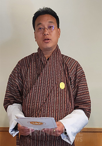 다쇼 타시 도르지회장은 “스킬링 프로그램과 겔레푸 마음챙김 도시 등 두 가지 국왕 폐하의 프로젝트가 추구하는 자립적이고 숙련된, 그리고 영적으로 단단한 부탄의 비전을 널리 알릴 수 있기를 바란다”라고 밝혔다. 사진/김효설 기자