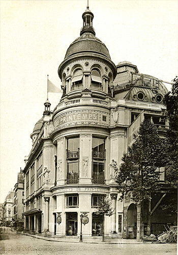 1910년 4월, 오스만(Haussmann)에 위치한 새로운 프렝탕 백화점(현재 프렝탕 드 라 팜므(Printemps de la Femme) 백화점이 개장했다. 사진/프렝탕 백화점