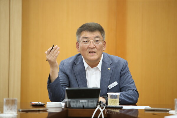 김학동 예천군수는 “축제는 지역의 에너지이자 미래 성장의 원동력”이라며 “예천의 문화·관광이 세계와 만나는 창구가 될 것”이라고 말했다. 사진/김효설 기자