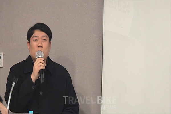 박장선 영남권 홍보사무소장은 2025년 제주 관광 마케팅 주요 성과를 구체적인 수치로 설명했다. 사진/김효설 기자