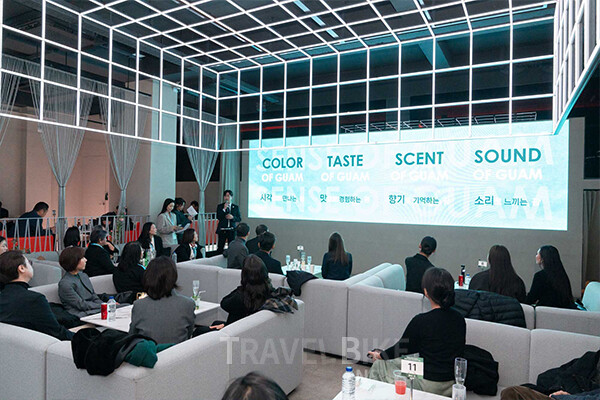 괌정부관광청은 지난 2월 5일 서울 강남구 아르쥬 청담에서 2026년 신년 행사를 개최하고, 항공사·여행업계·미디어 등 주요 파트너들과 함께 2026년 마케팅 방향과 핵심 프로젝트를 공유했다. 사진/김효설 기