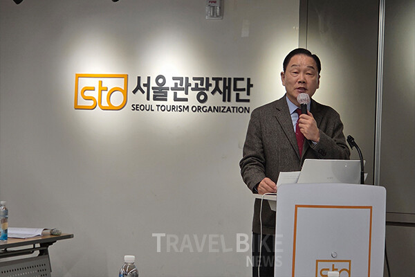 길기연 대표는 “2026년은 양적 성취를 넘어 서울 관광의 질적 구조를 재정의하는 전환점”이라며 “AI와 디지털 기술을 활용해 개인의 취향과 상황을 정밀 반영한 초개인화 여행 설계 체계를 구축하겠다”고 밝혔다. 사진/김효설 기자