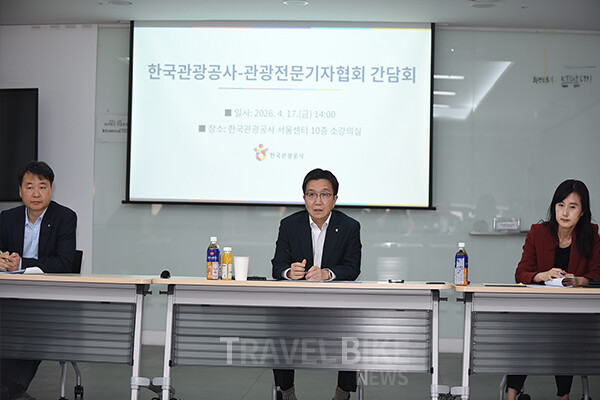 박성혁 사정은 관광 산업의 복잡한 구조 속에서 ‘마케팅 중심 전략’을 선택했다는 점을 분명히 했다. 사진/김효설 기자