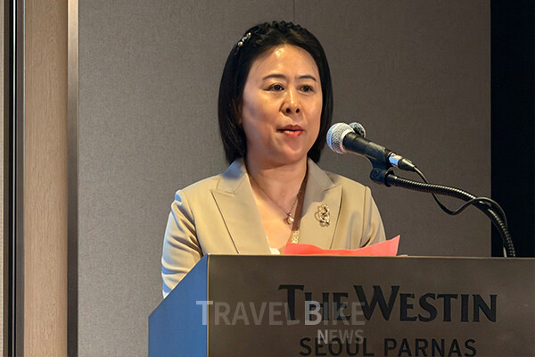 리메이메이 안후이성 문화관광청 청장은  “현재 한국은 안후이성의 최대 해외 관광객 유입 국가”라며 “풍부한 자연경관과 역사문화 자원, 중국 8대 요리 중 하나인 휘저우 요리의 본고장인 안후이를 직접 방문해 그 매력을 체험해 보길 바란다”고 말했다. 사진/김효설 기자