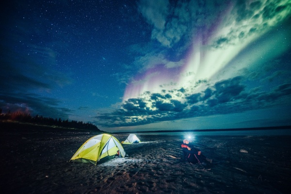 북위 62도에 위치한 옐로나이프는 세계적인 오로라 명소다. 사진/ Northwest Territories Tourism