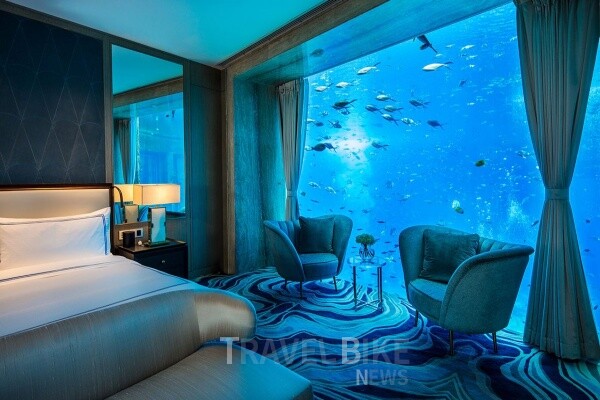 아틀란티스 싼야를 대표하는 객실, 언더워터 스위트(Underwater Suite). 사진/아틀란티스 싼야